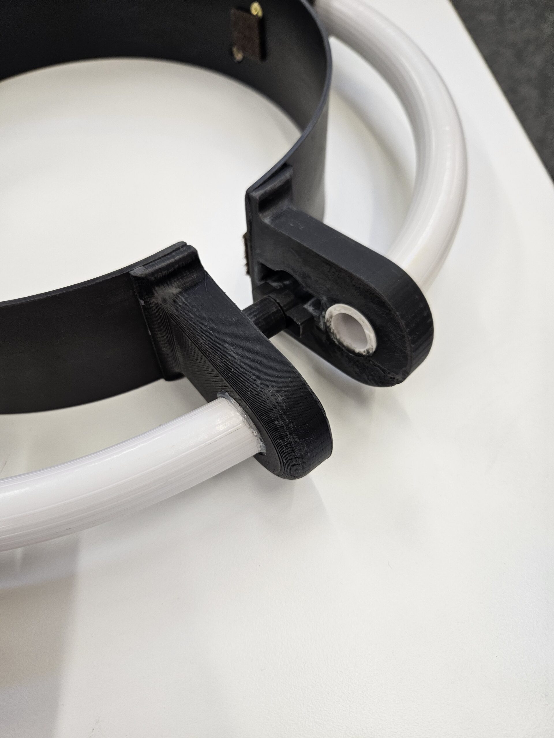 close up view of prototype detail